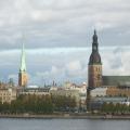 Blick auf die Innenstadt Rigas (100_0041.JPG) Riga Lettland Baltikum